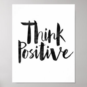 Think Positive Poster