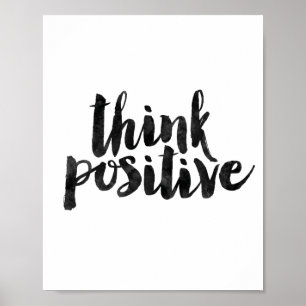 Think Positive Poster