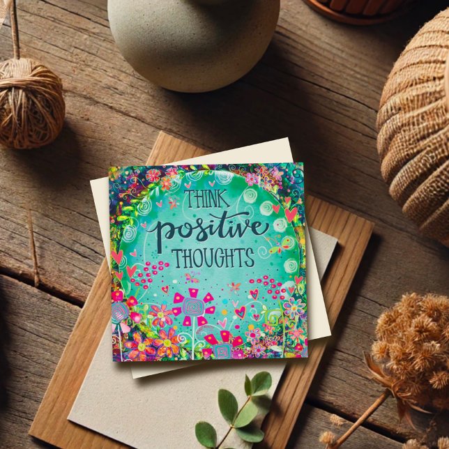Think Positive Thoughts Encouragement  Inspirivity (Creator Uploaded)