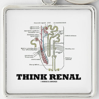 Think Renal (Kidney Nephron) Key Ring