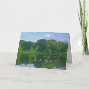 Think Well Be Well Greeting Card