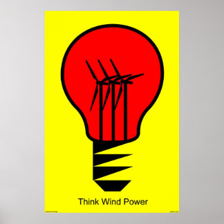 Think Wind Power Poster