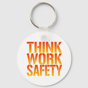 Think Work Safety Key Ring