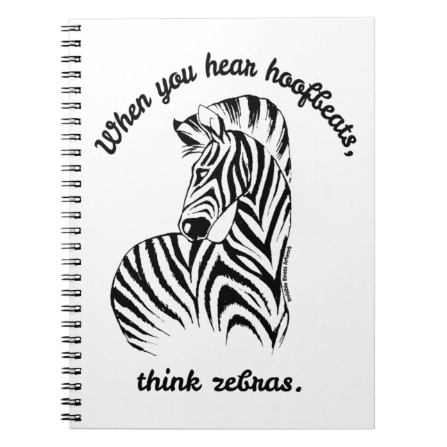 Think Zebras Notebook (Front)
