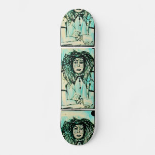 THINKER DREAD GREEN GRAFF SKATEBOARD