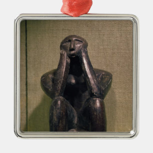 Thinker of Cernovoda, Hamangia Culture Metal Tree Decoration