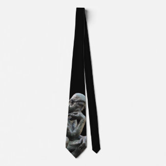 Thinker Statue - Think Positive Tie