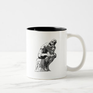 thinker Two-Tone coffee mug