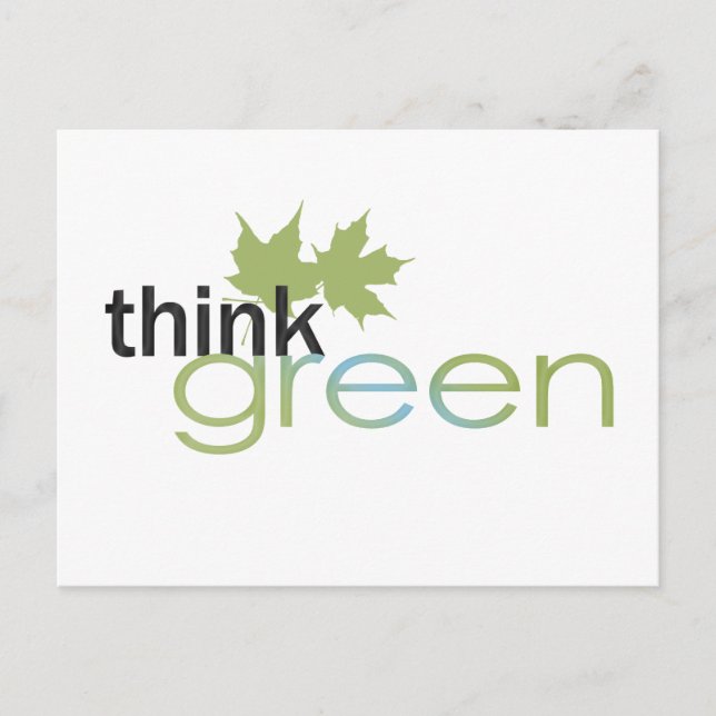 ThinkGreen Postcard (Front)