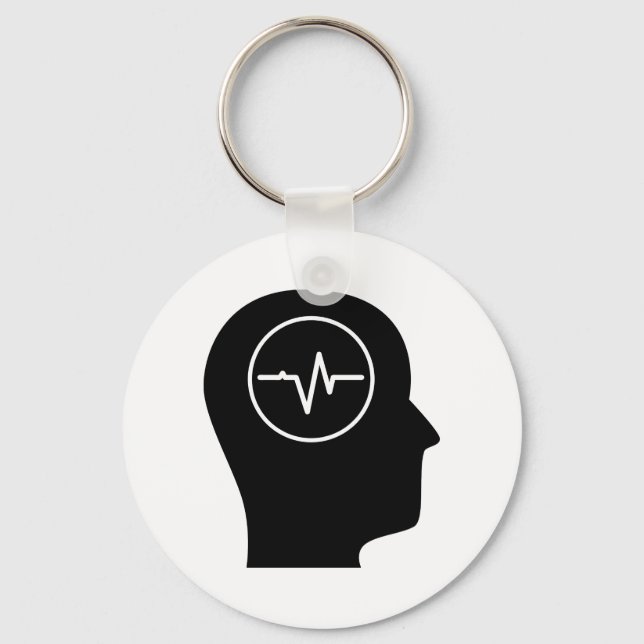 Thinking About Biomedical Engineering Key Ring (Front)