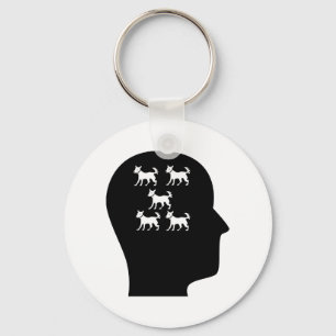 Thinking About Dog Training Key Ring