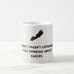Thinking About Eagles  Coffee Mug