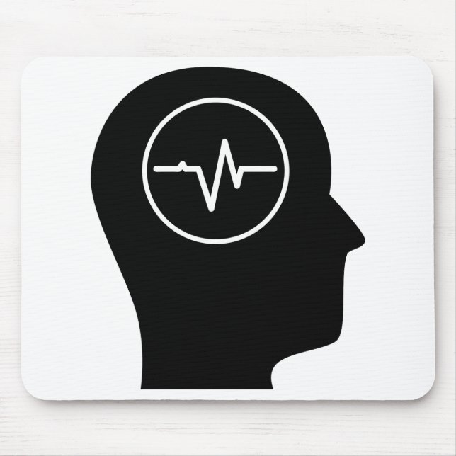 Thinking About EEG Mouse Mat (Front)
