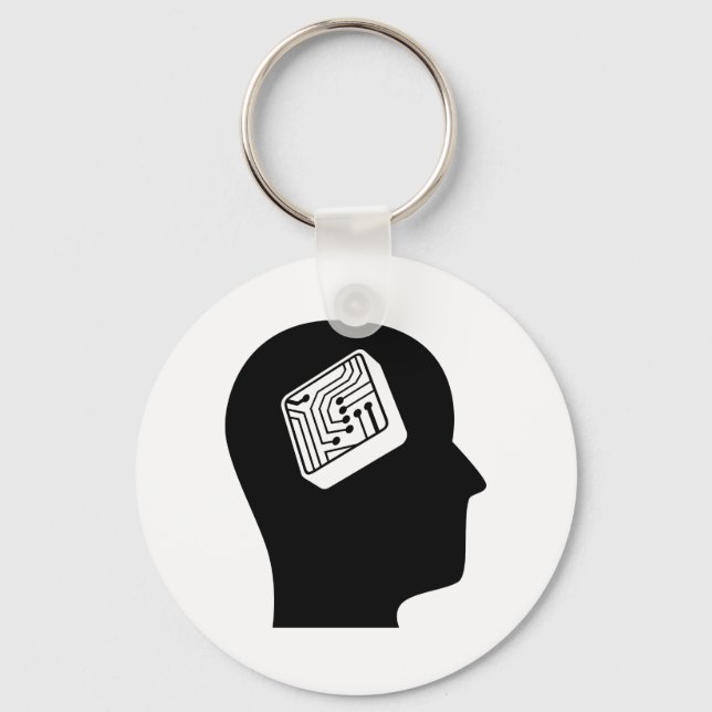 Thinking About Electronics Key Ring (Front)