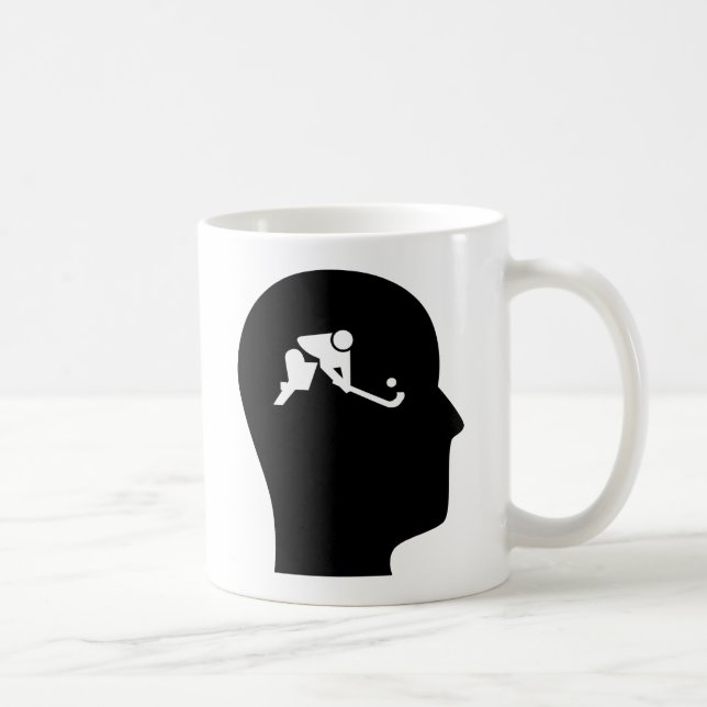 Thinking About Field Hockey Coffee Mug (Right)