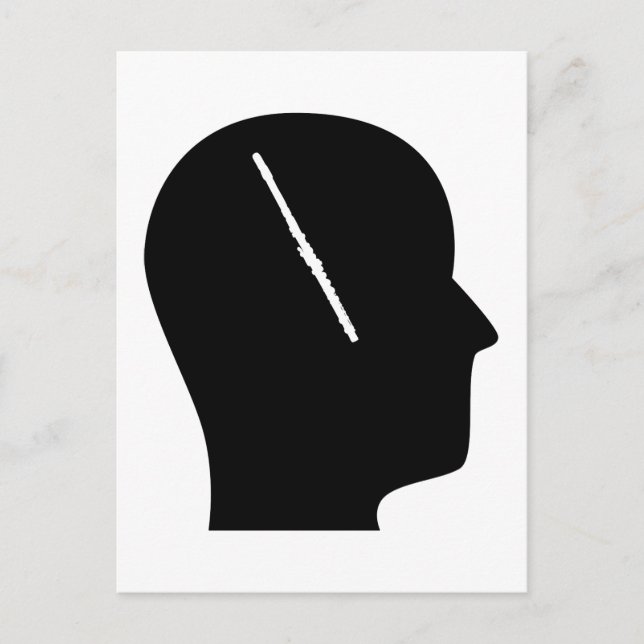 Thinking About Flute Postcard (Front)