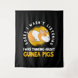 Thinking about Guinea Pig Cavy Roddent Tapestry