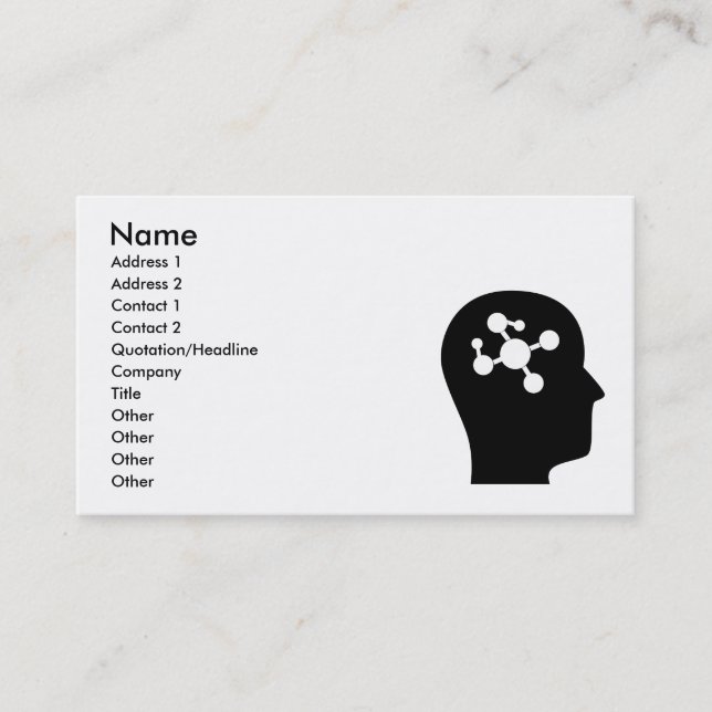Thinking About Molecular Biology Business Card (Front)