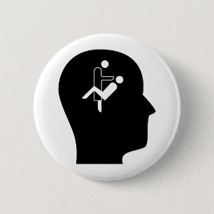 Thinking About Orthodontics 6 Cm Round Badge