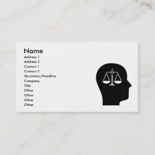 Thinking About Paralegal Work Business Card