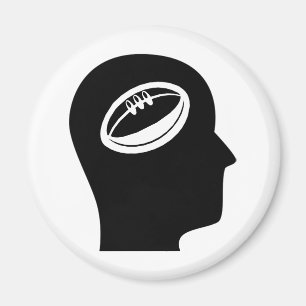 Thinking About Rugby Magnet