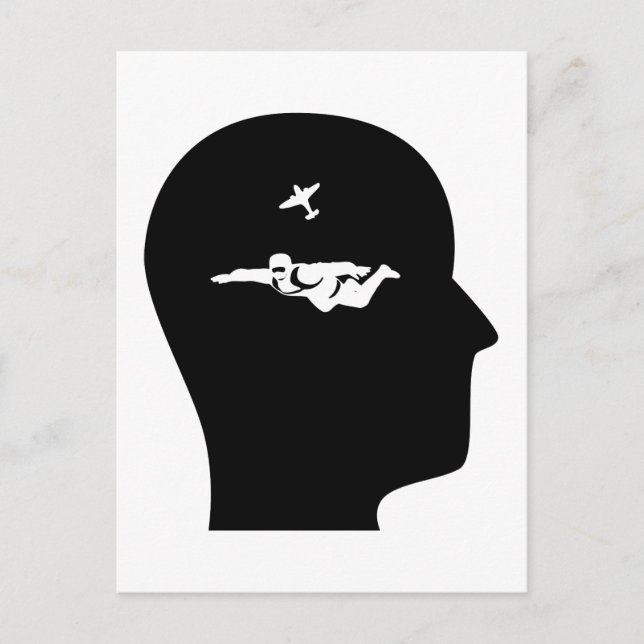Thinking About Skydiving Postcard (Front)