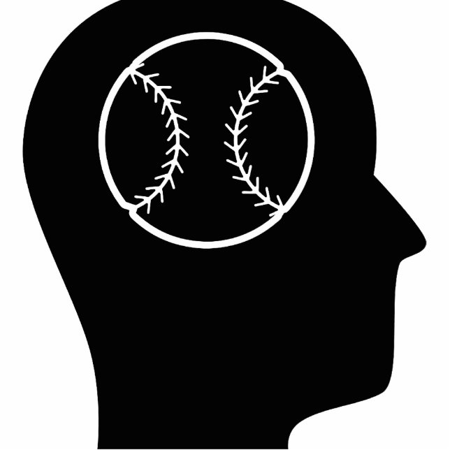 Thinking About Softball Photo Sculpture Decoration (Front)