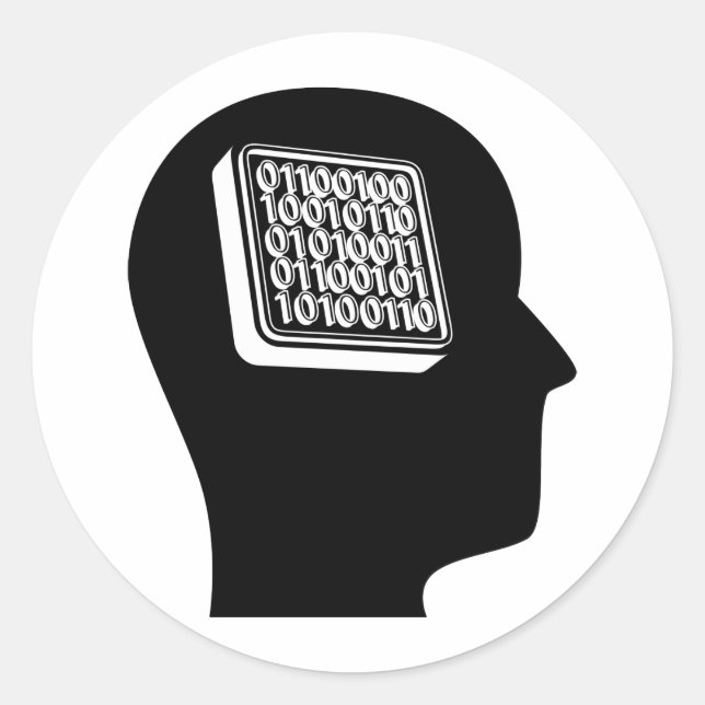 Thinking About Software Engineering Classic Round Sticker (Front)