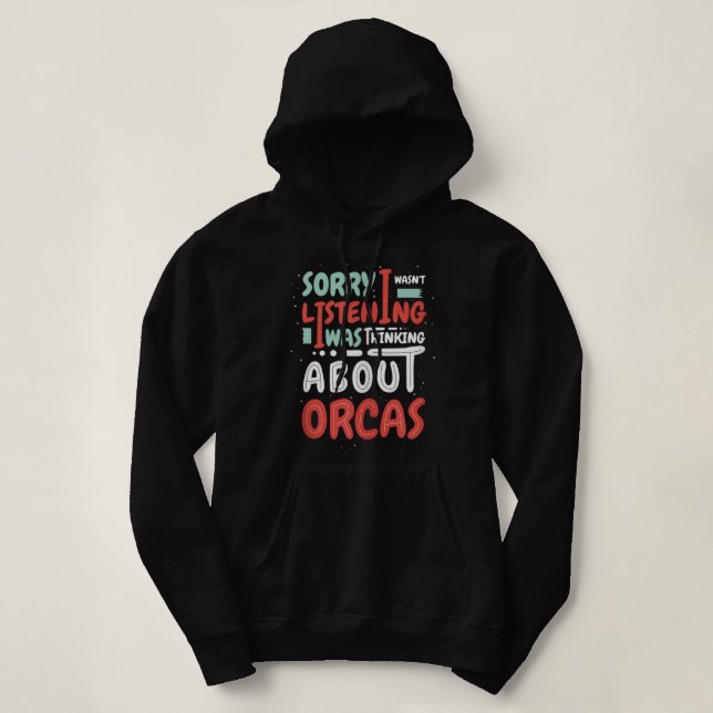 Thinking About Whales Cute Orcas Nature Tank Top (Design Front)
