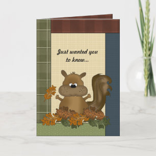 Thinking about you card