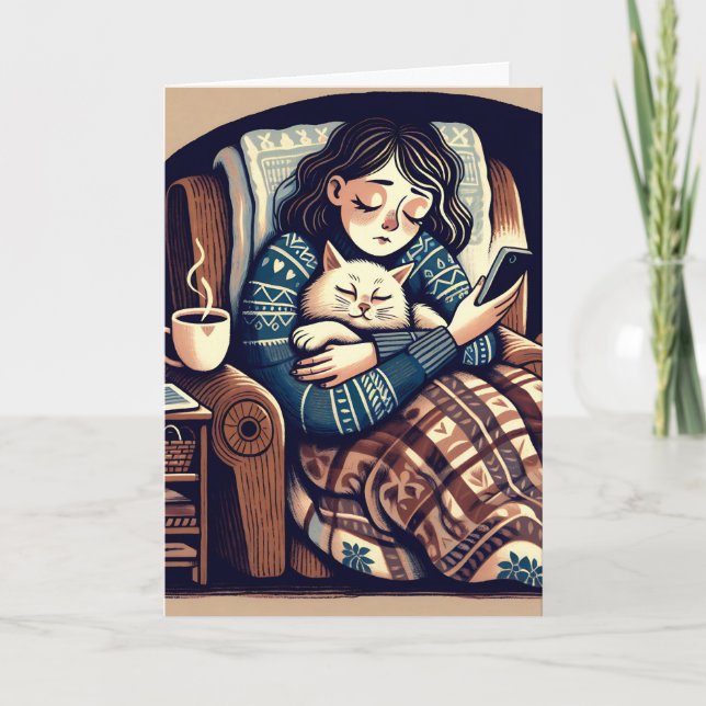 Thinking About You | Chronically Ill Friend Card (Front)