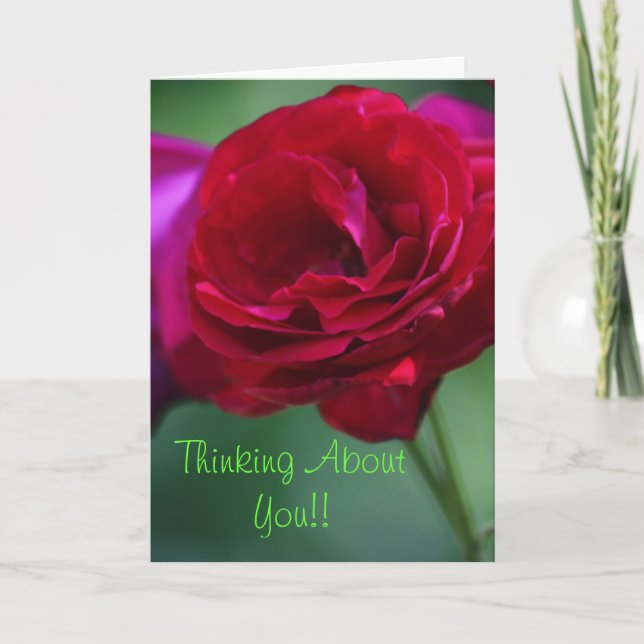Thinking About You Greeting Card (Front)