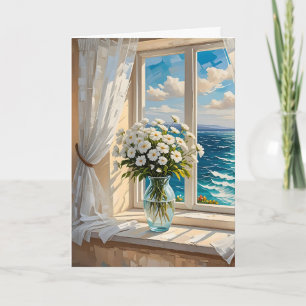 Thinking About You   Pretty Ocean Scene Card