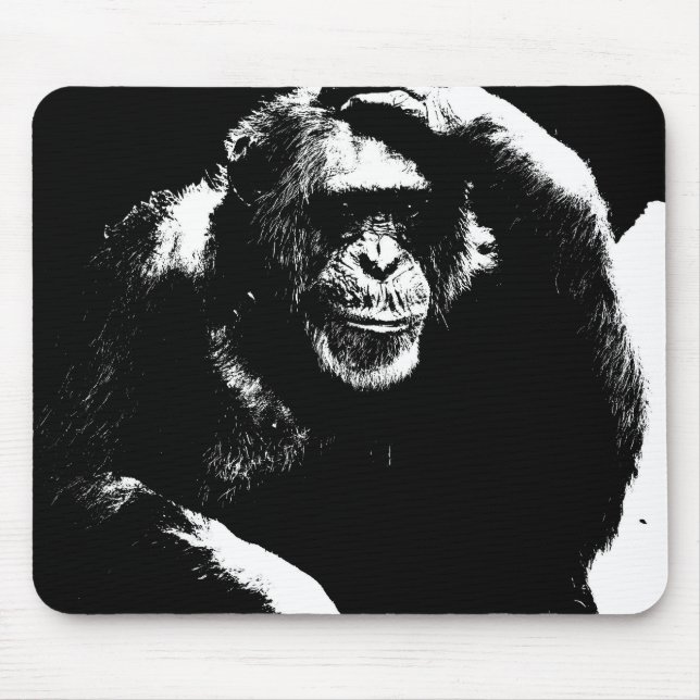 Thinking Ape Custom Pop Art Trendy Modern Template Mouse Mat (Front)
