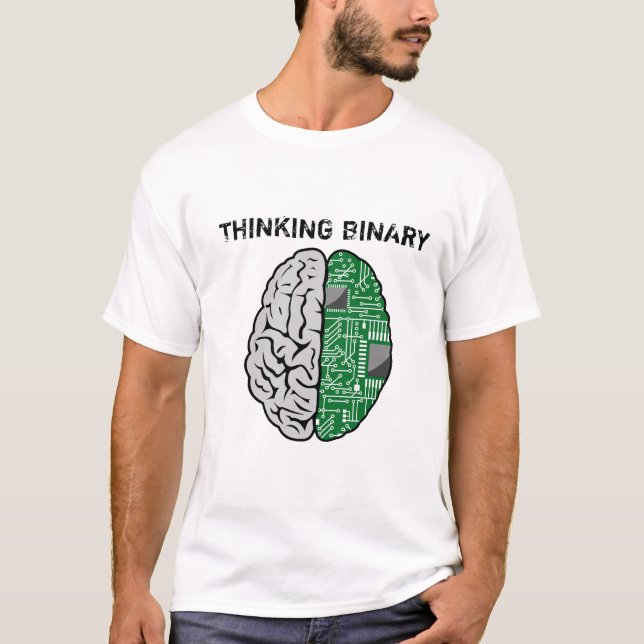 Thinking Binary Shirt (Front)