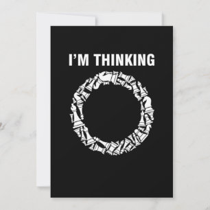Thinking Chess Checkmate Pieces Board Game Gift Invitation