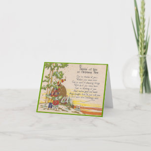 Thinking Christmas Holiday Card