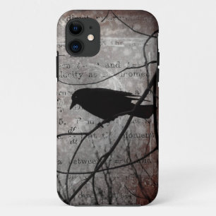 Thinking Crow Thoughts iPhone 11 Case