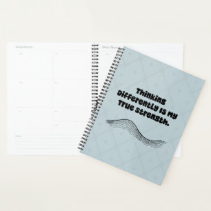 Thinking Differently True Strength Neurodivergent Planner