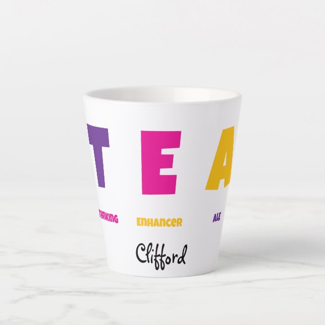 Thinking Enhancer Ale Latte Mug (Front)