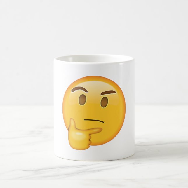 Thinking Face - Emoji Coffee Mug (Center)