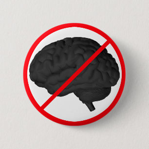 Thinking Forbidden! 6 Cm Round Badge