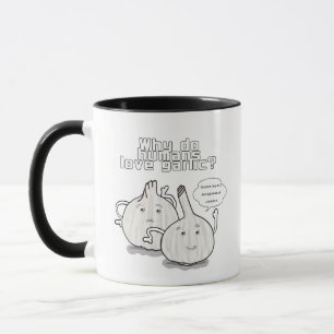 Thinking garlic mug