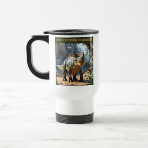 Thinking hard travel mug