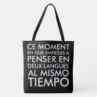 Thinking in French and Spanish
