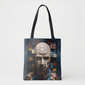 thinking inside the box tote bag