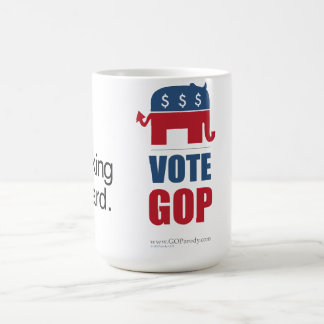 Thinking is Hard Vote GOP mug