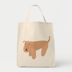 Thinking Lakeland Terrier Tote Bag
