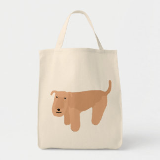 Thinking Lakeland Terrier Tote Bag