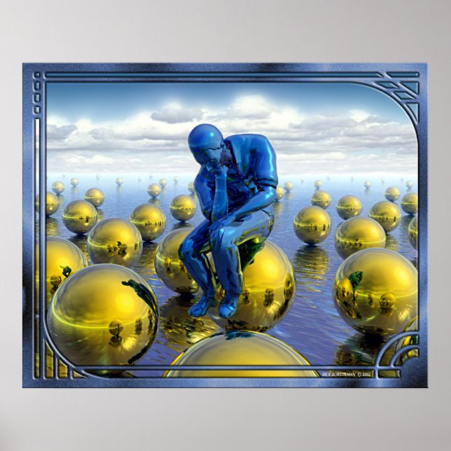 Thinking Man Poster (Front)